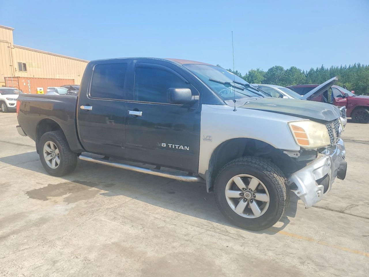 2008 Nissan Titan Xe Ffv Green vin: 1N6BA07D18N358105