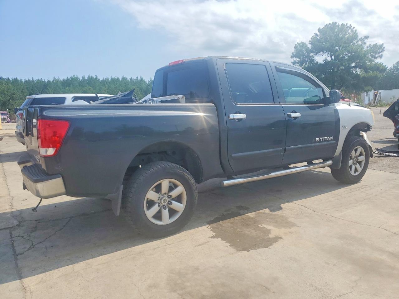 2008 Nissan Titan Xe Ffv Green vin: 1N6BA07D18N358105