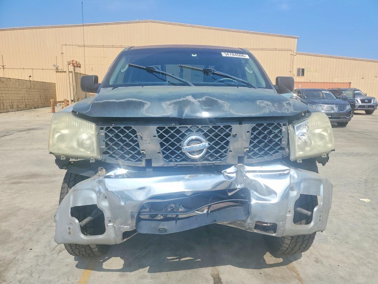 2008 Nissan Titan Xe Ffv Green vin: 1N6BA07D18N358105