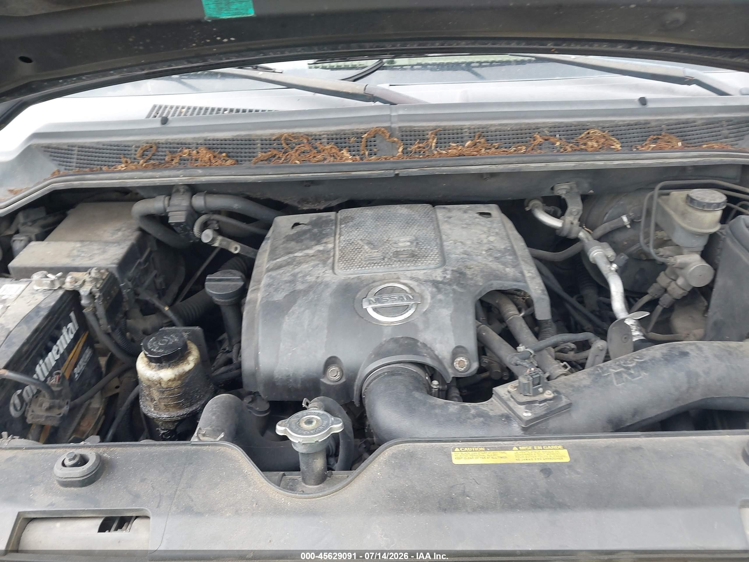 2008 Nissan Titan Le Серый vin: 1N6BA07D28N310516