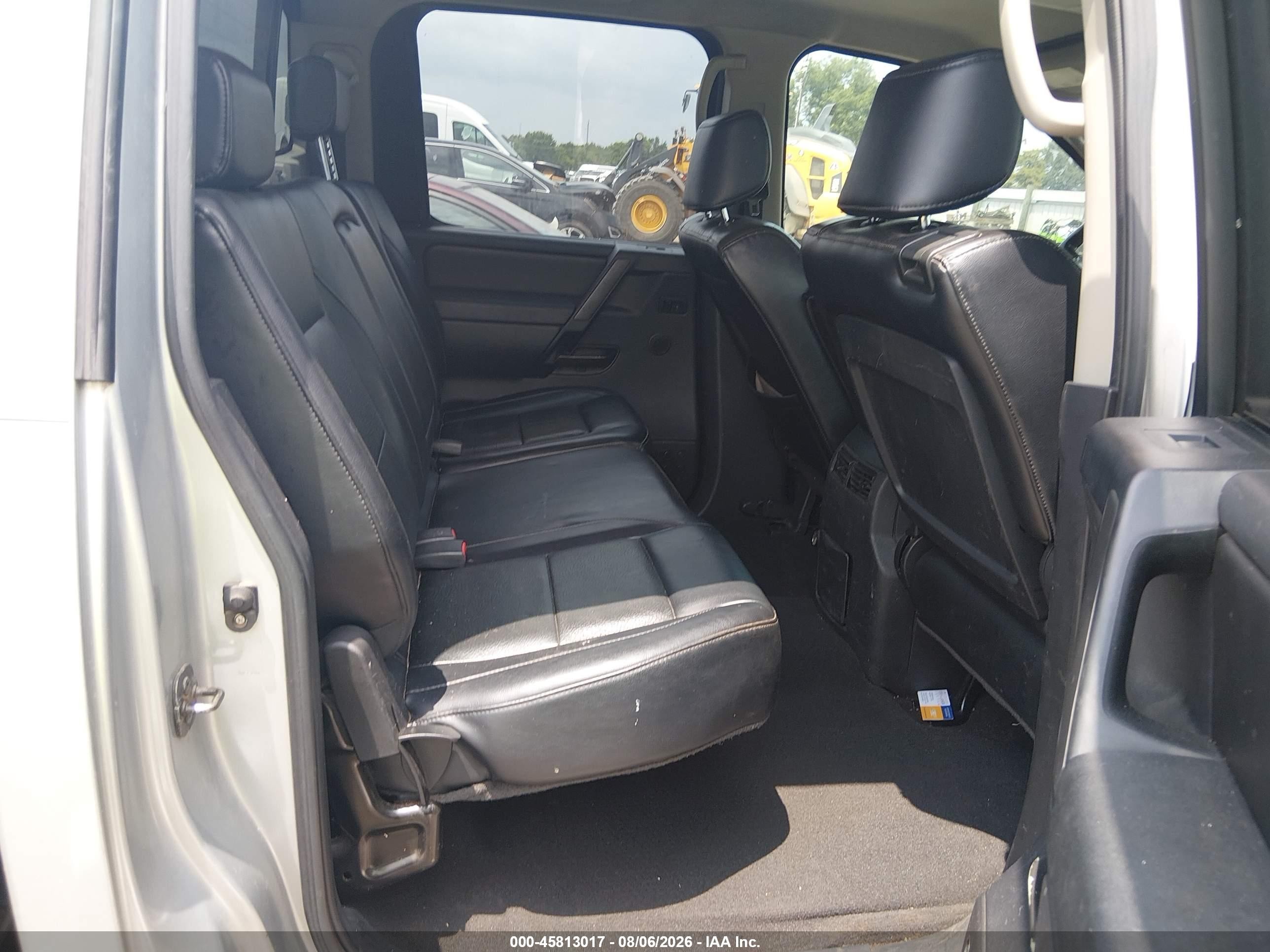 2008 Nissan Titan Le Silver vin: 1N6BA07D28N332001