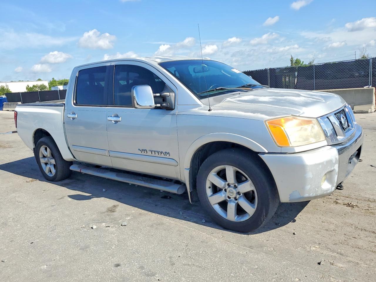 2008 Nissan Titan Xe Ffv Silver vin: 1N6BA07D28N355410