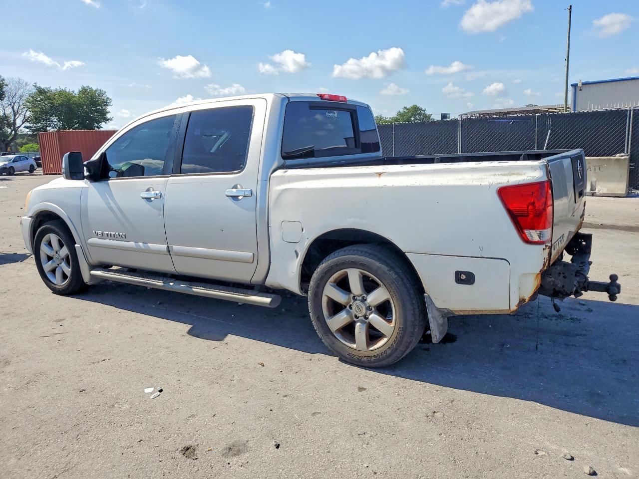 2008 Nissan Titan Xe Ffv Silver vin: 1N6BA07D28N355410
