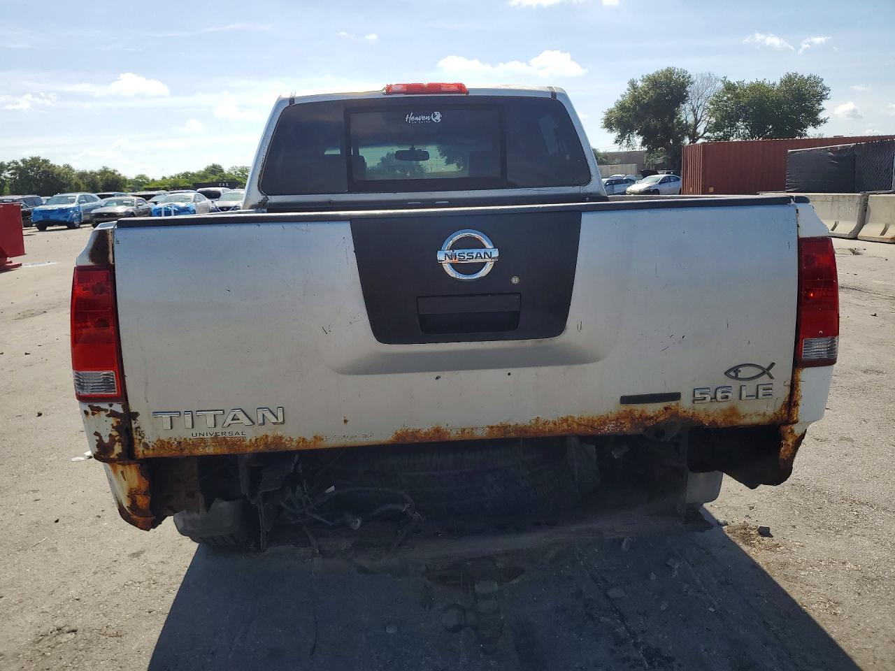 2008 Nissan Titan Xe Ffv Silver vin: 1N6BA07D28N355410