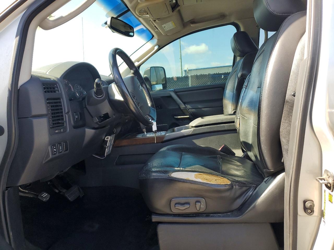 2008 Nissan Titan Xe Ffv Silver vin: 1N6BA07D28N355410