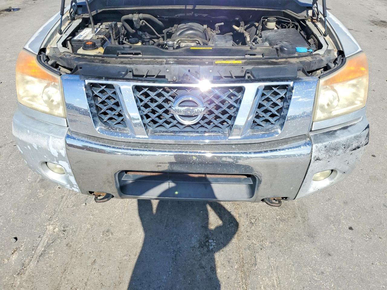 2008 Nissan Titan Xe Ffv Silver vin: 1N6BA07D28N355410