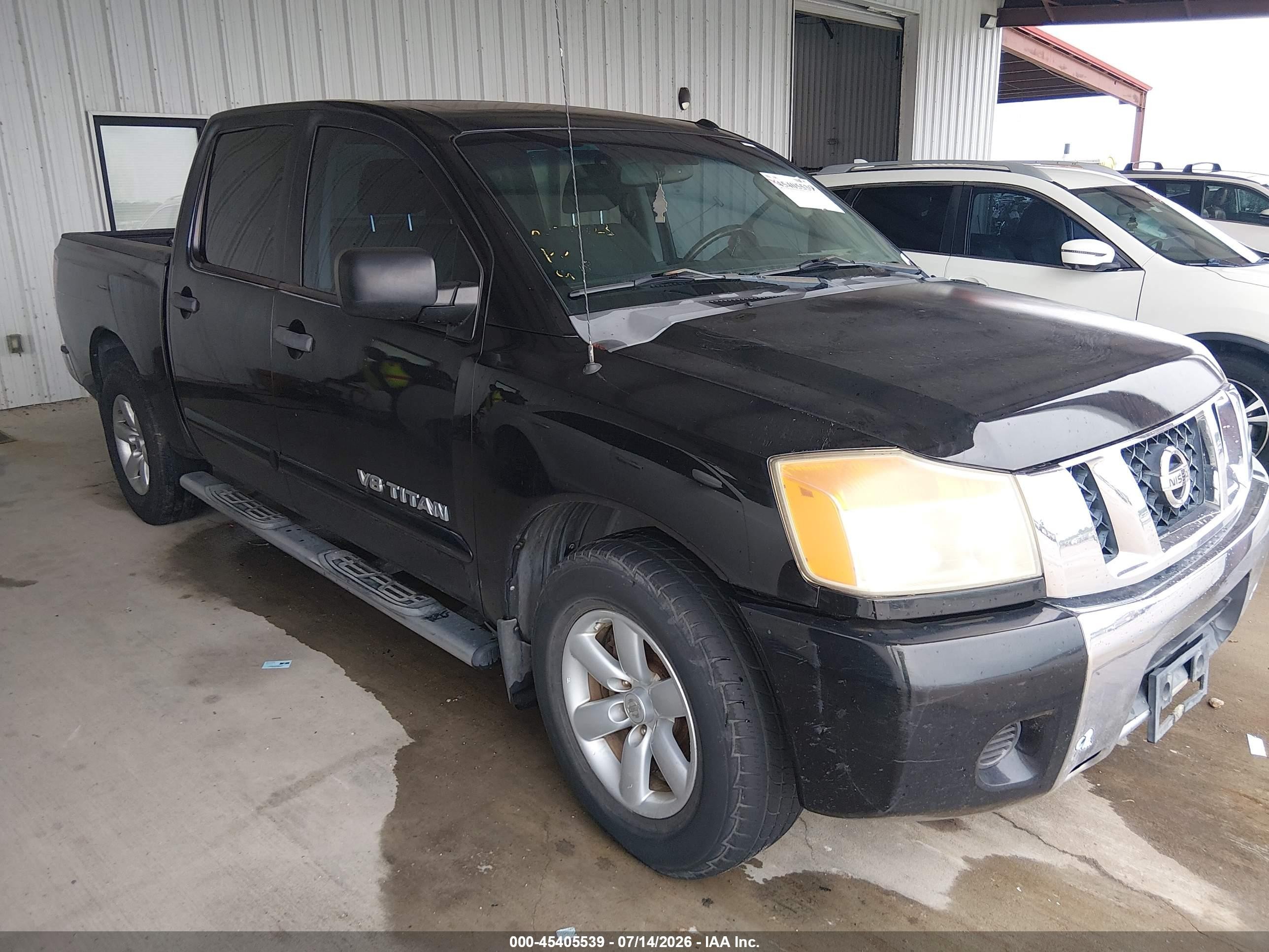 2009 Nissan Titan Se Black vin: 1N6BA07D49N310079