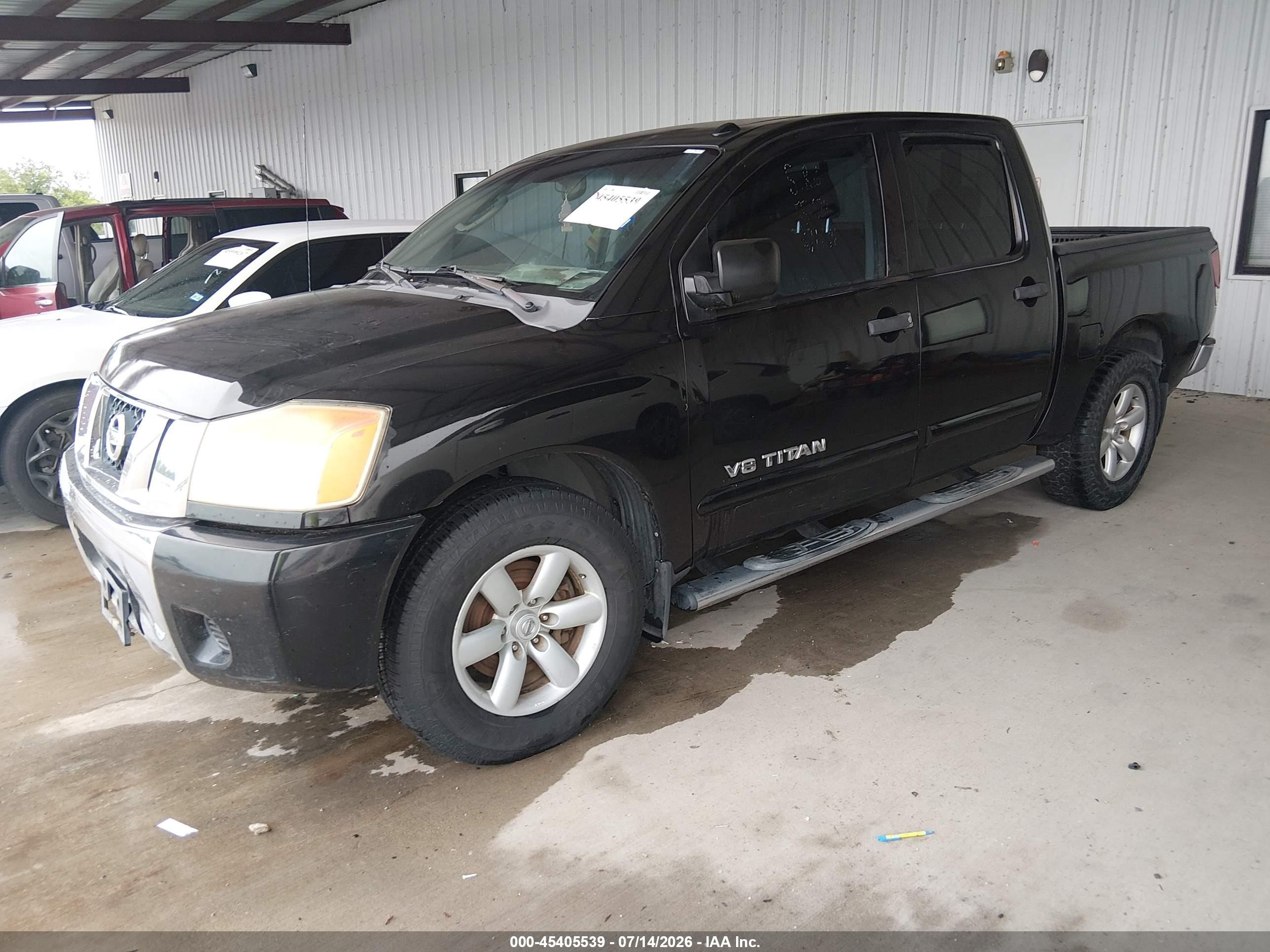 2009 Nissan Titan Se Black vin: 1N6BA07D49N310079
