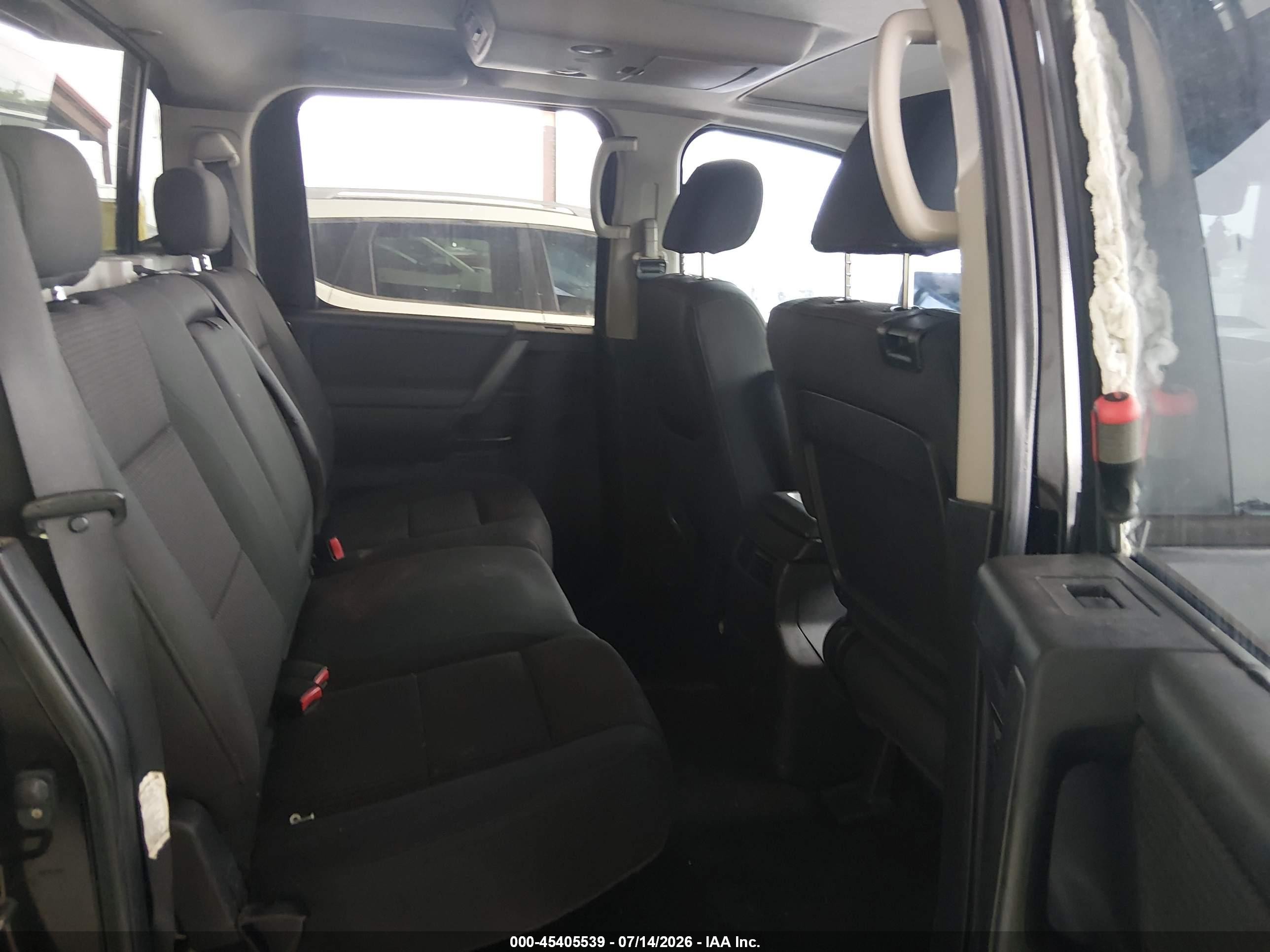 2009 Nissan Titan Se Black vin: 1N6BA07D49N310079