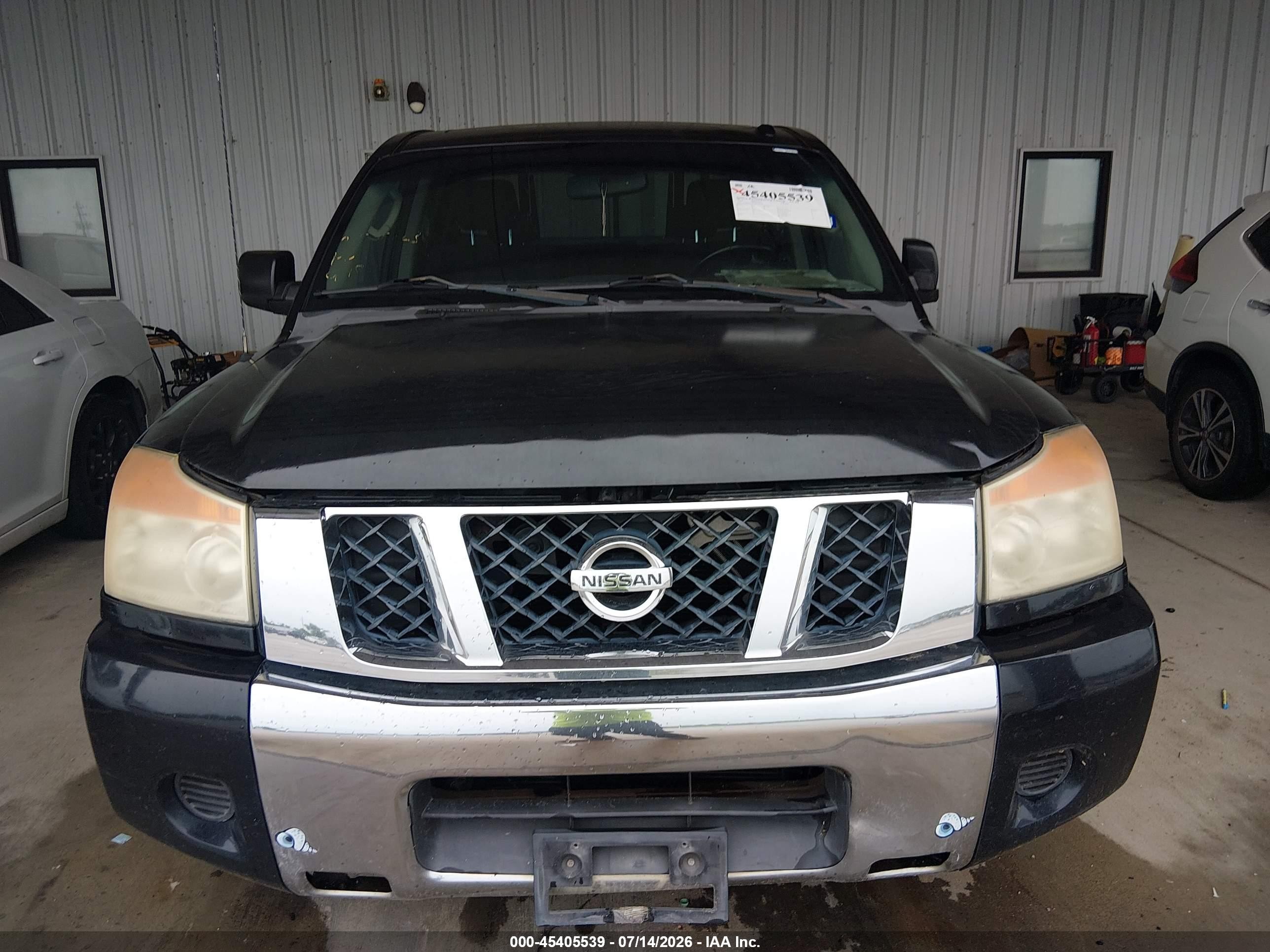 2009 Nissan Titan Se Black vin: 1N6BA07D49N310079
