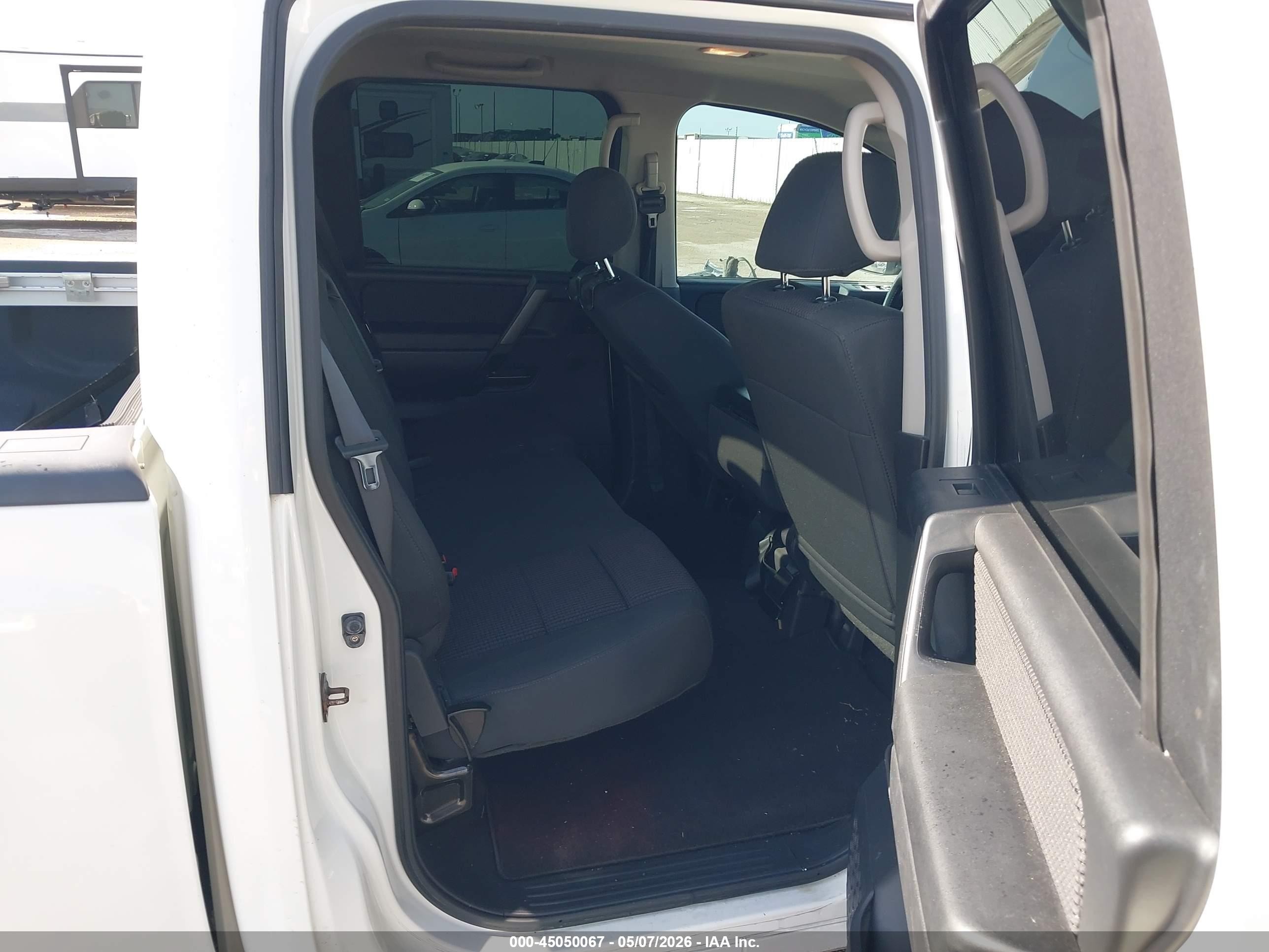 2009 Nissan Titan Se White vin: 1N6BA07D49N317436