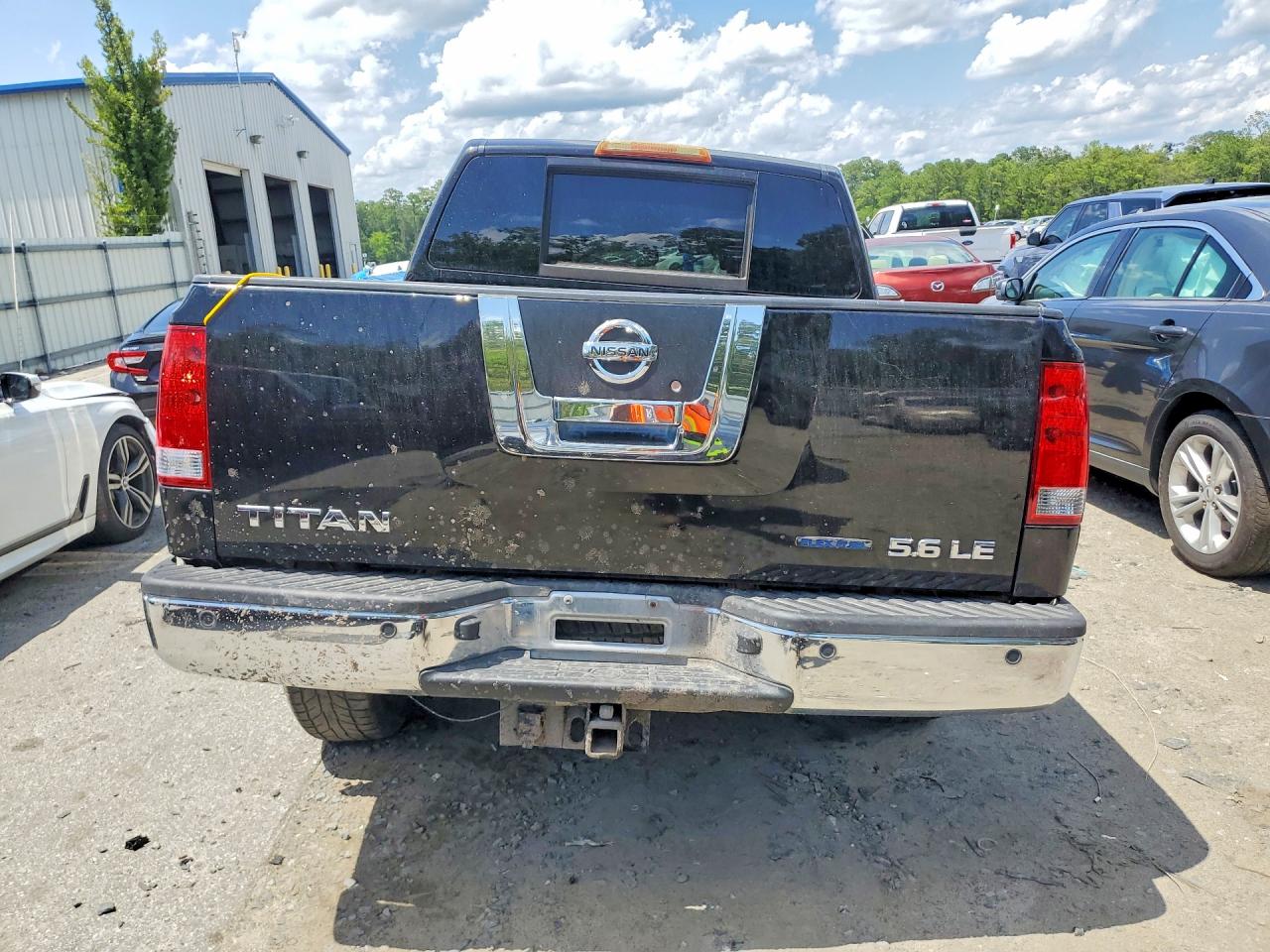 2009 Nissan Titan Xe Ffv Black vin: 1N6BA07D49N317601