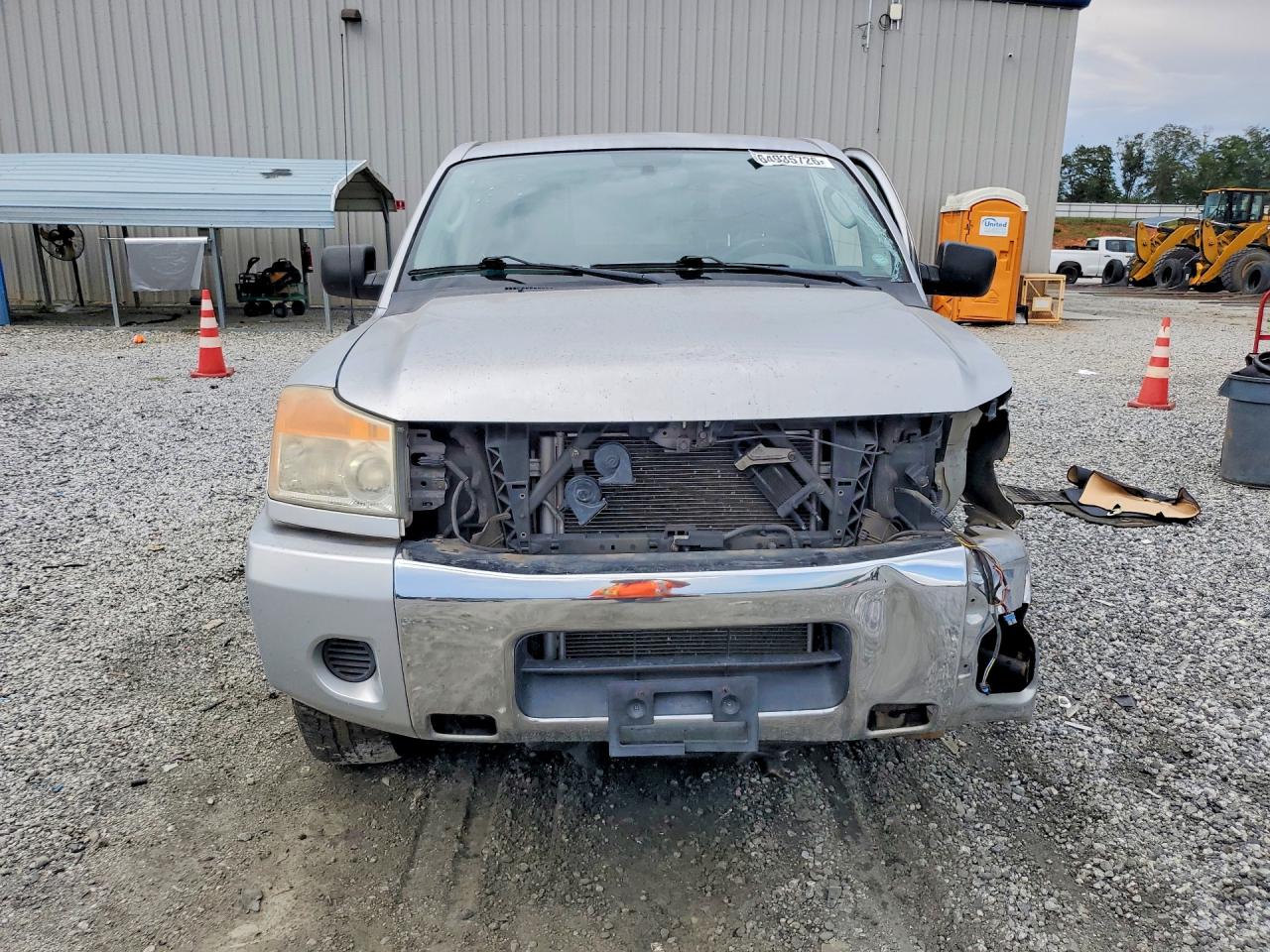 2009 Nissan Titan Xe Ffv Silver vin: 1N6BA07D49N319316