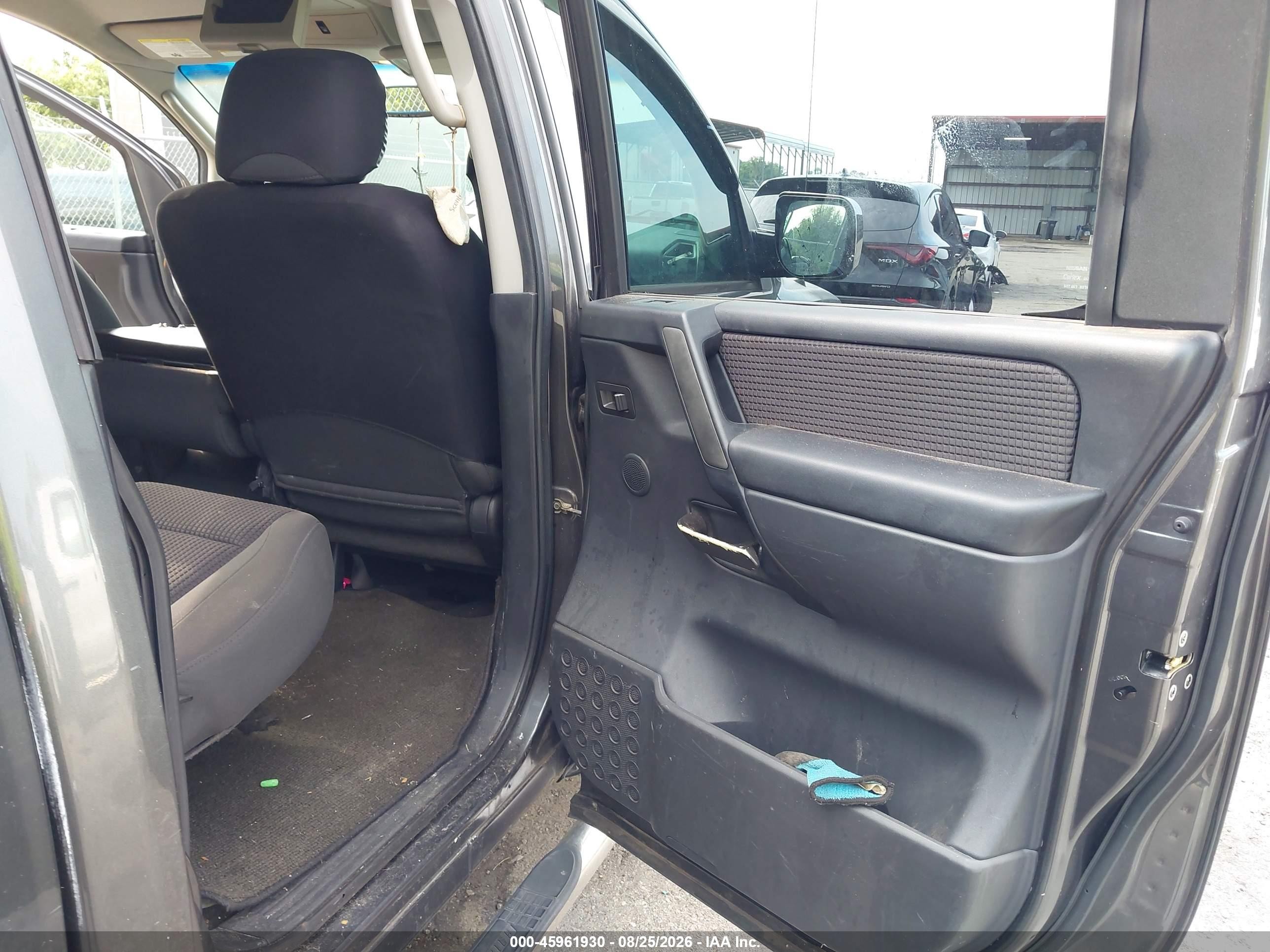 2008 Nissan Titan Se Серый vin: 1N6BA07D58N350542