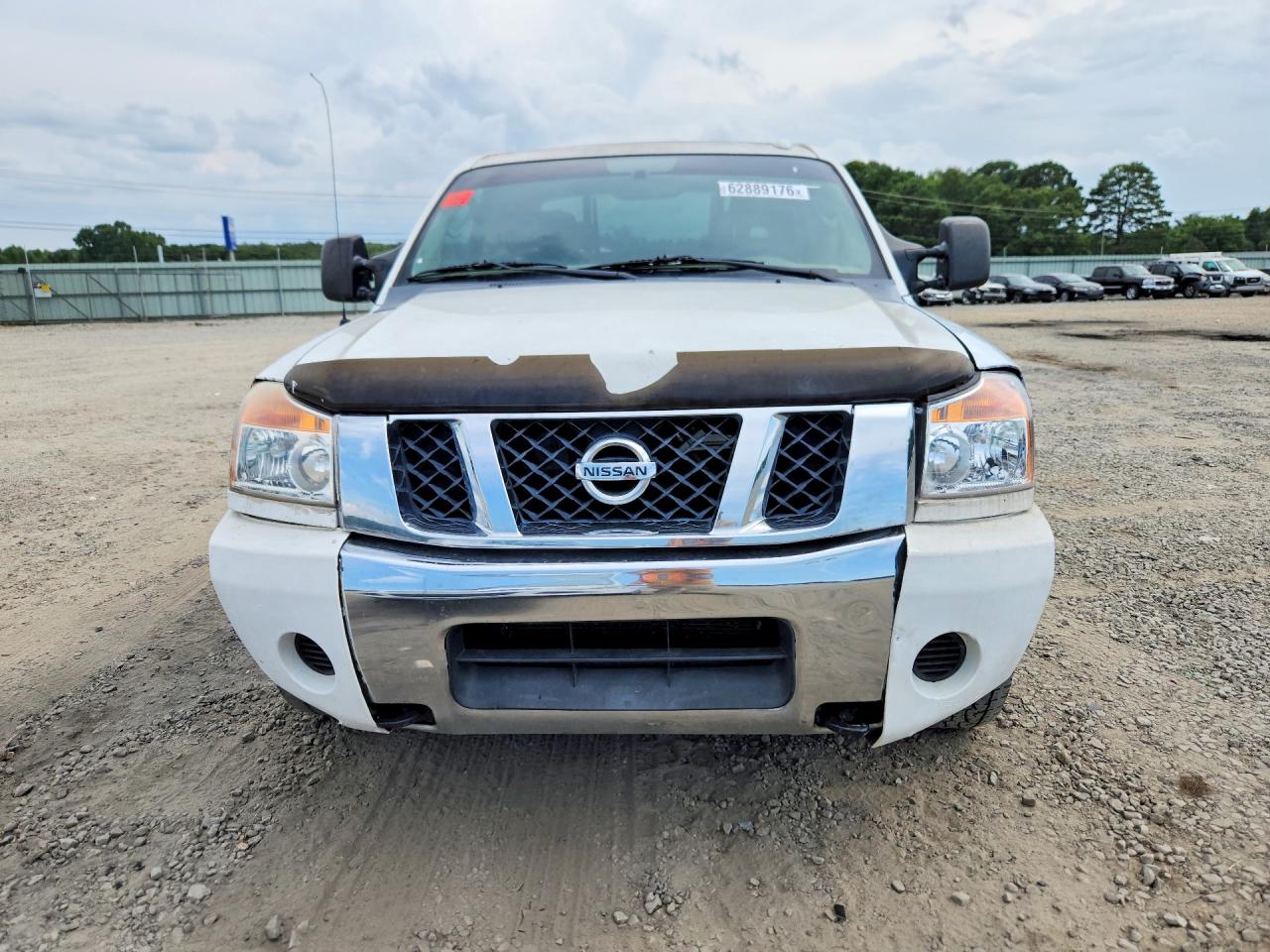2009 Nissan Titan Xe Ffv White vin: 1N6BA07D59N316117