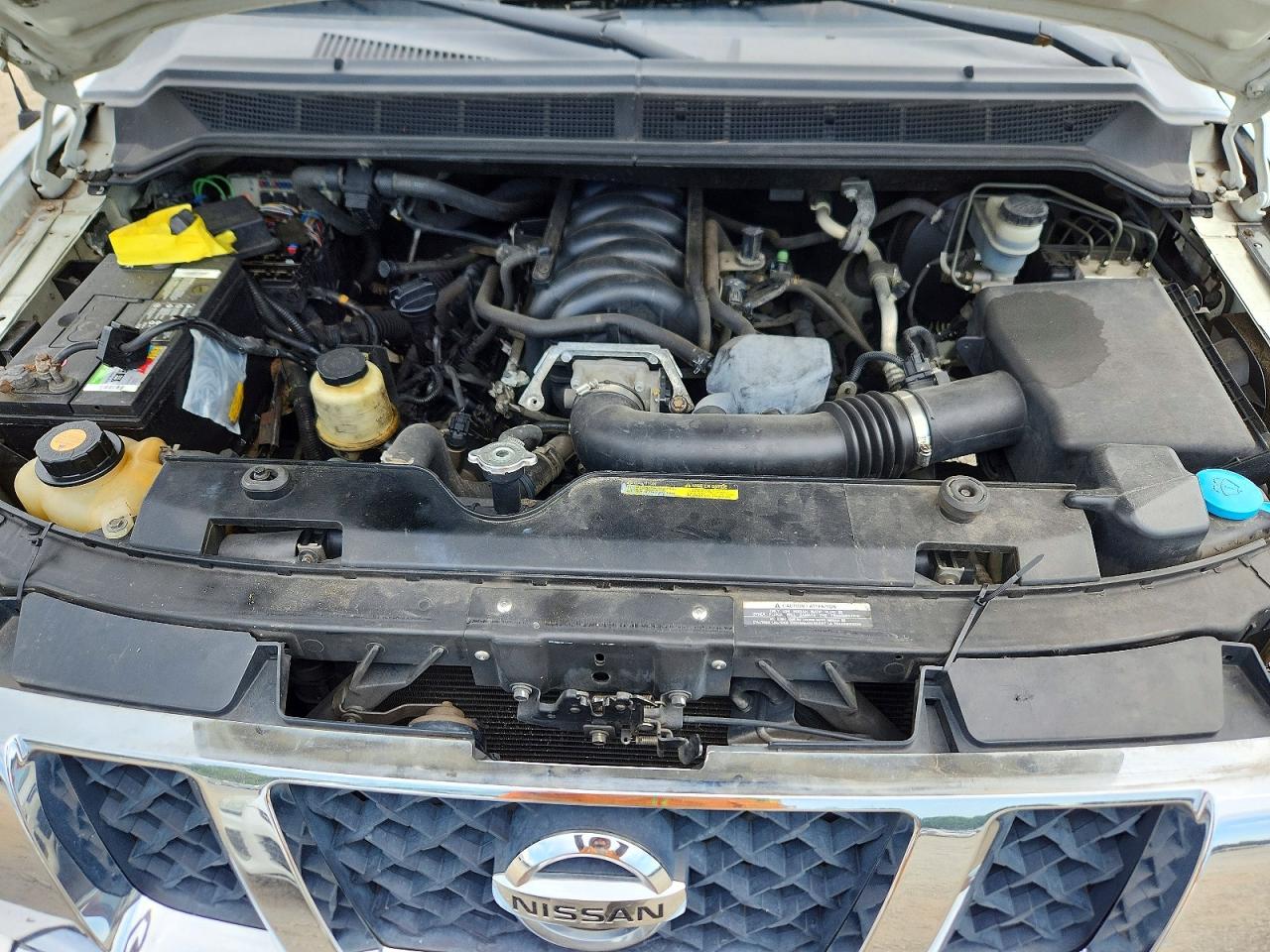 2009 Nissan Titan Xe Ffv White vin: 1N6BA07D59N316117