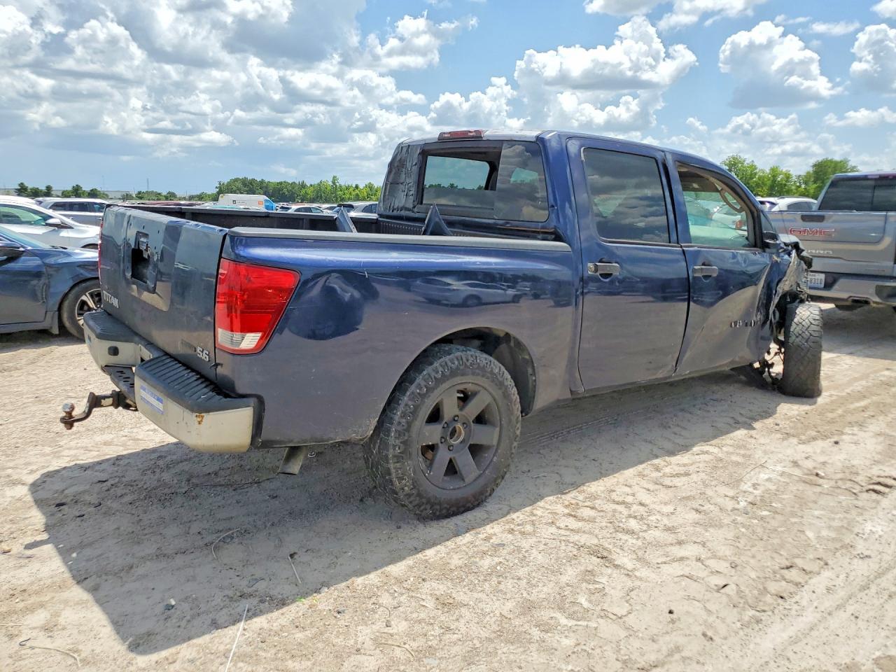 2008 Nissan Titan Xe Ffv Синий vin: 1N6BA07D68N342224
