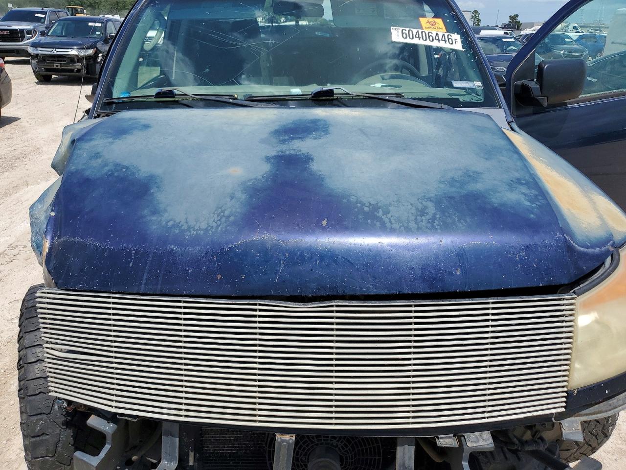 2008 Nissan Titan Xe Ffv Синий vin: 1N6BA07D68N342224