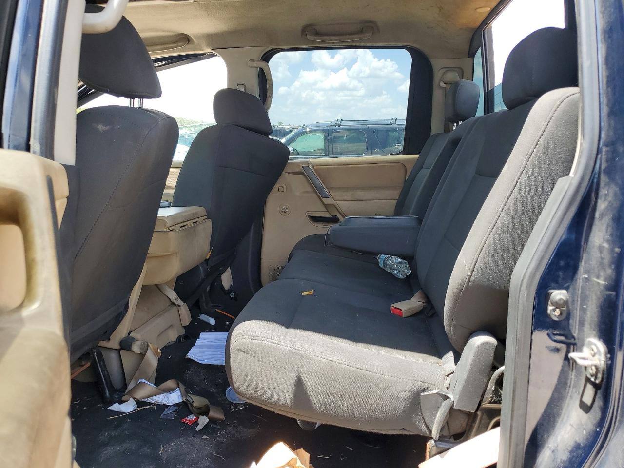 2008 Nissan Titan Xe Ffv Синий vin: 1N6BA07D68N342224