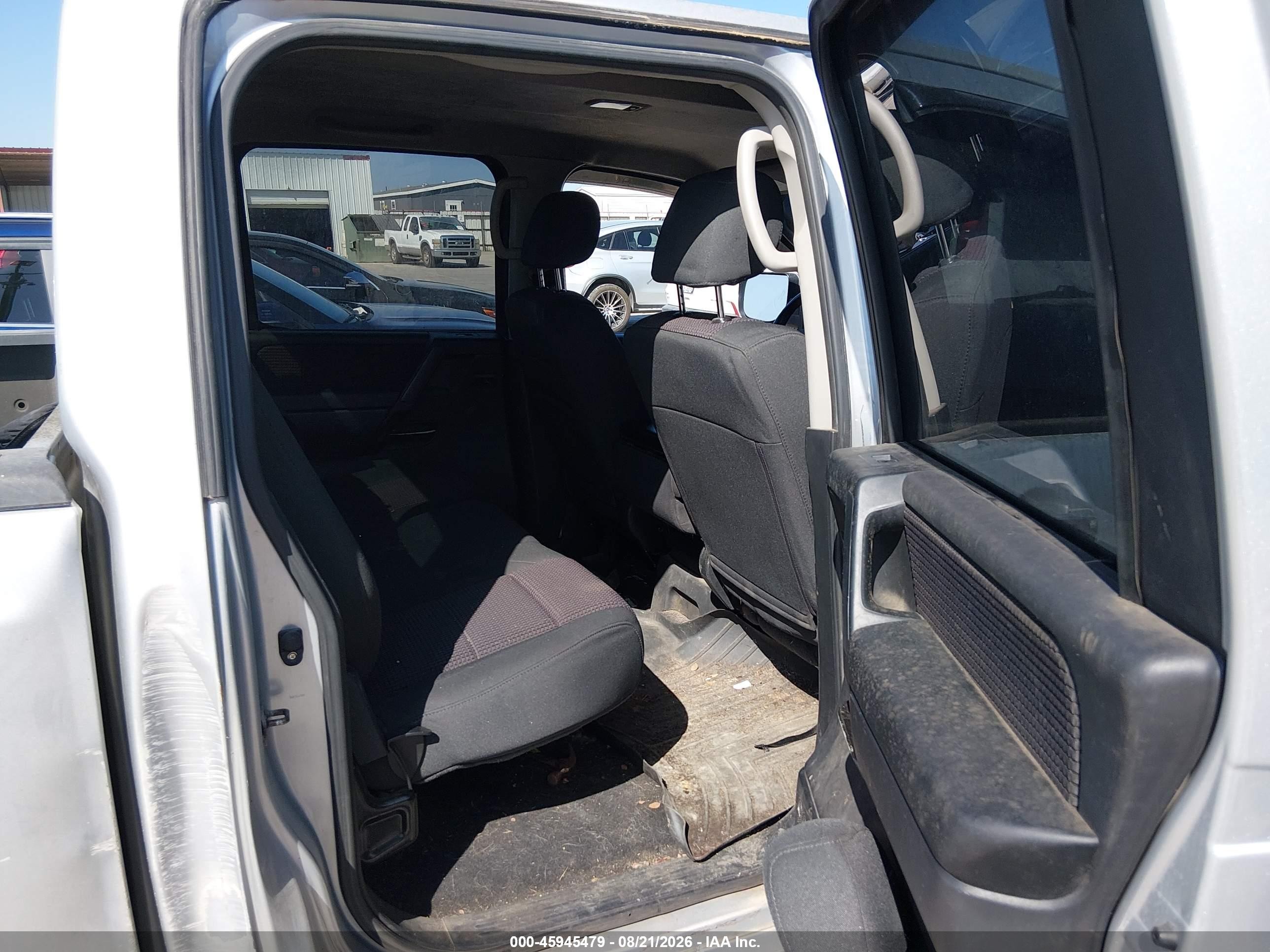 2009 Nissan Titan Se Серебряный vin: 1N6BA07D69N318619
