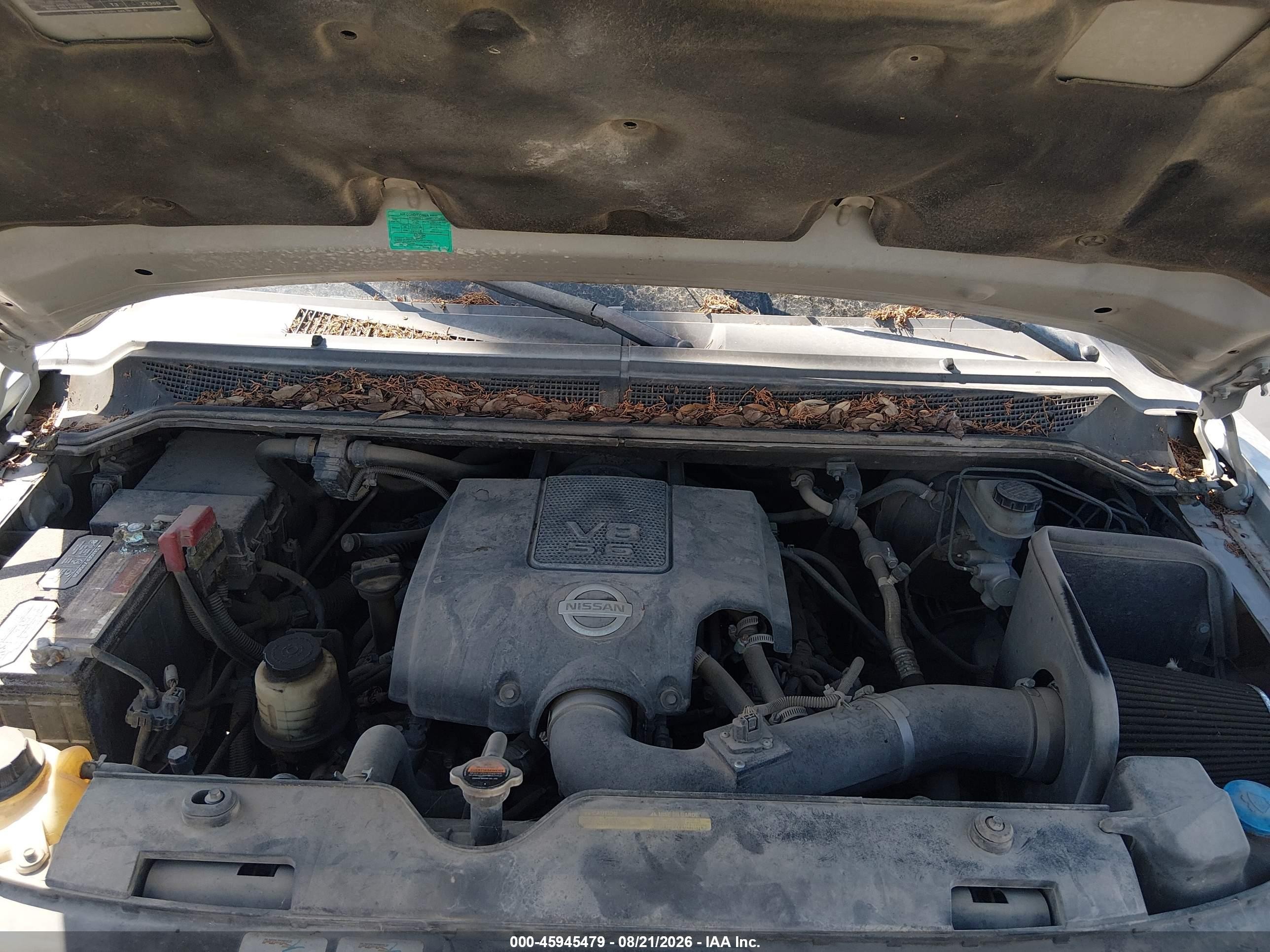 2009 Nissan Titan Se Серебряный vin: 1N6BA07D69N318619