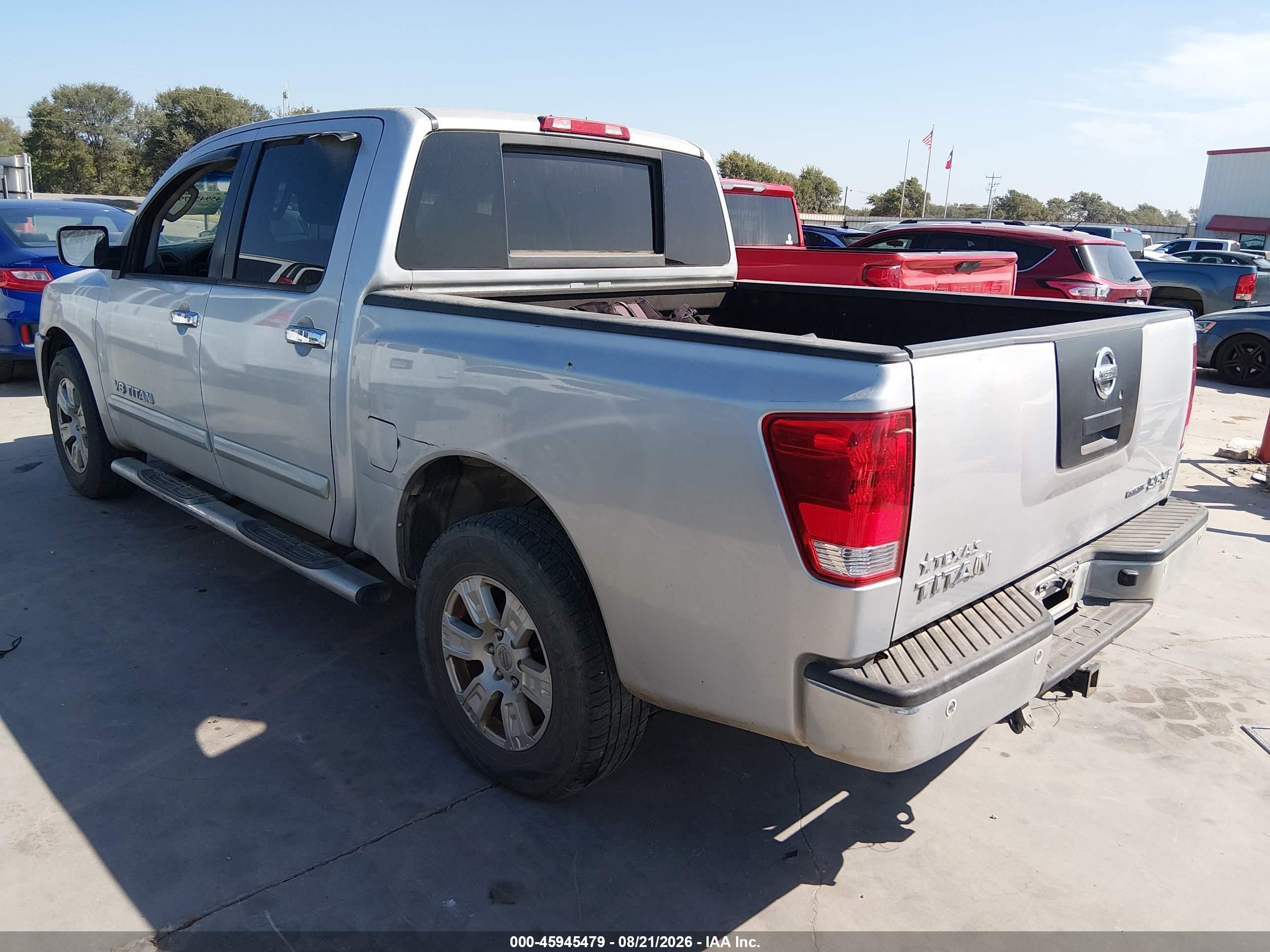 2009 Nissan Titan Se Серебряный vin: 1N6BA07D69N318619