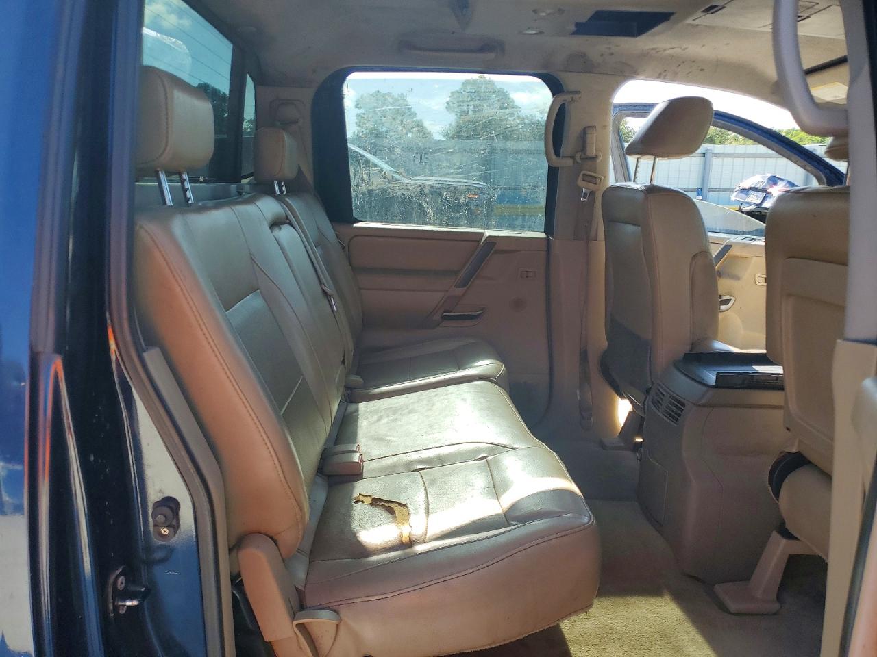 2008 Nissan Titan Xe Ffv Blue vin: 1N6BA07D78N324329