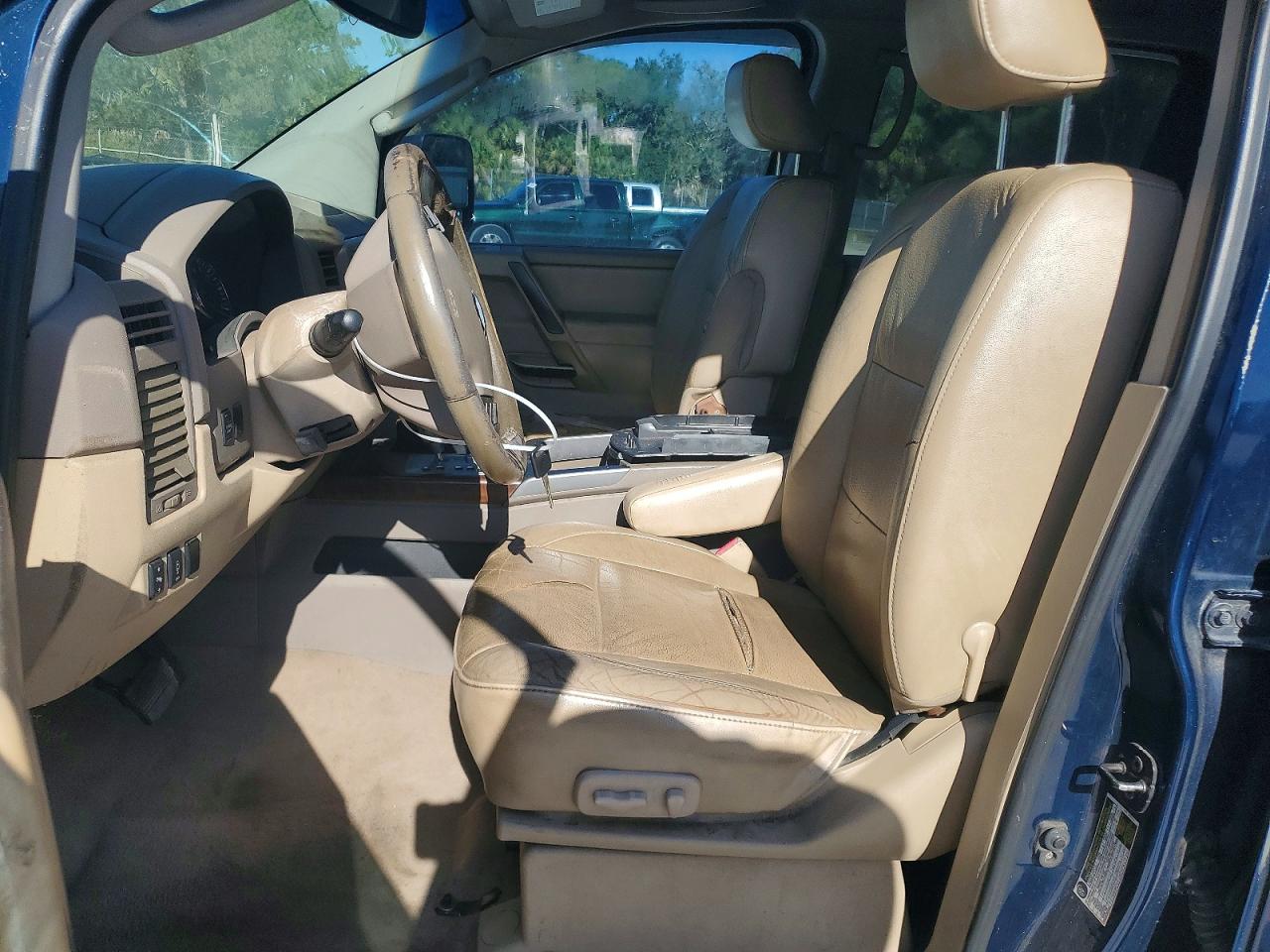 2008 Nissan Titan Xe Ffv Blue vin: 1N6BA07D78N324329