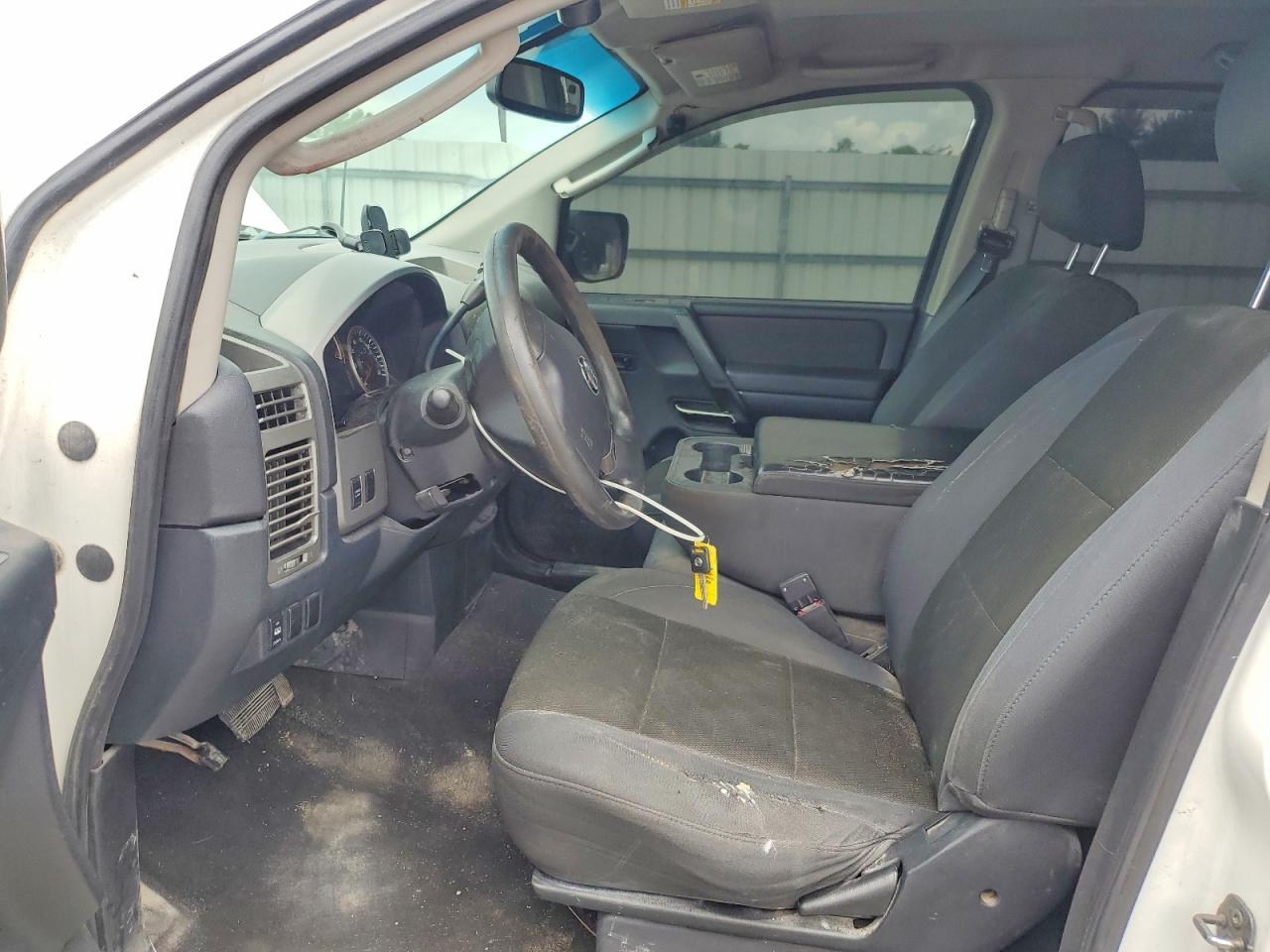 2008 Nissan Titan Xe Ffv White vin: 1N6BA07D78N343981