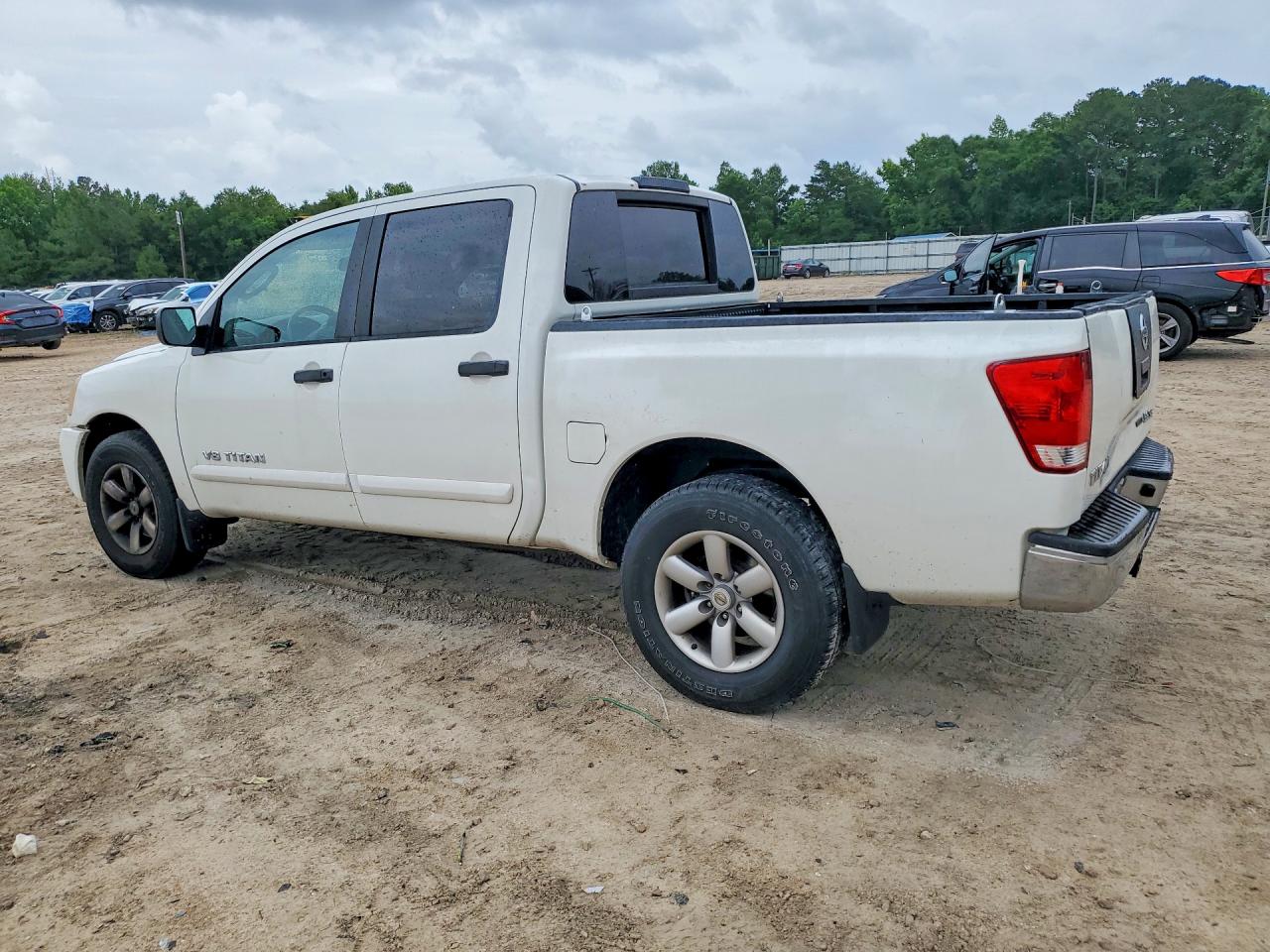 2009 Nissan Titan Xe Ffv White vin: 1N6BA07D79N309217