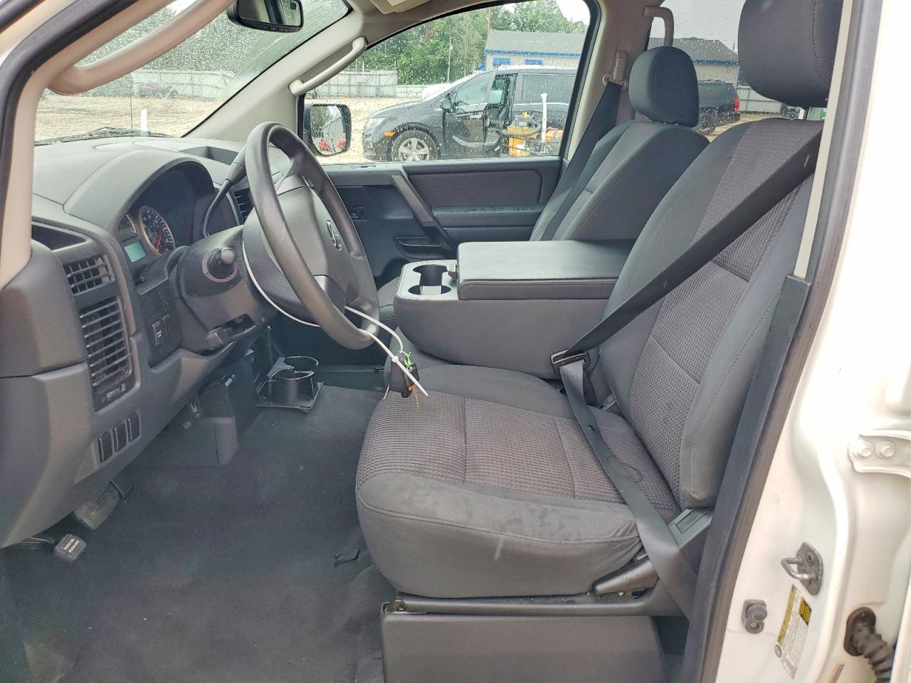 2009 Nissan Titan Xe Ffv White vin: 1N6BA07D79N309217