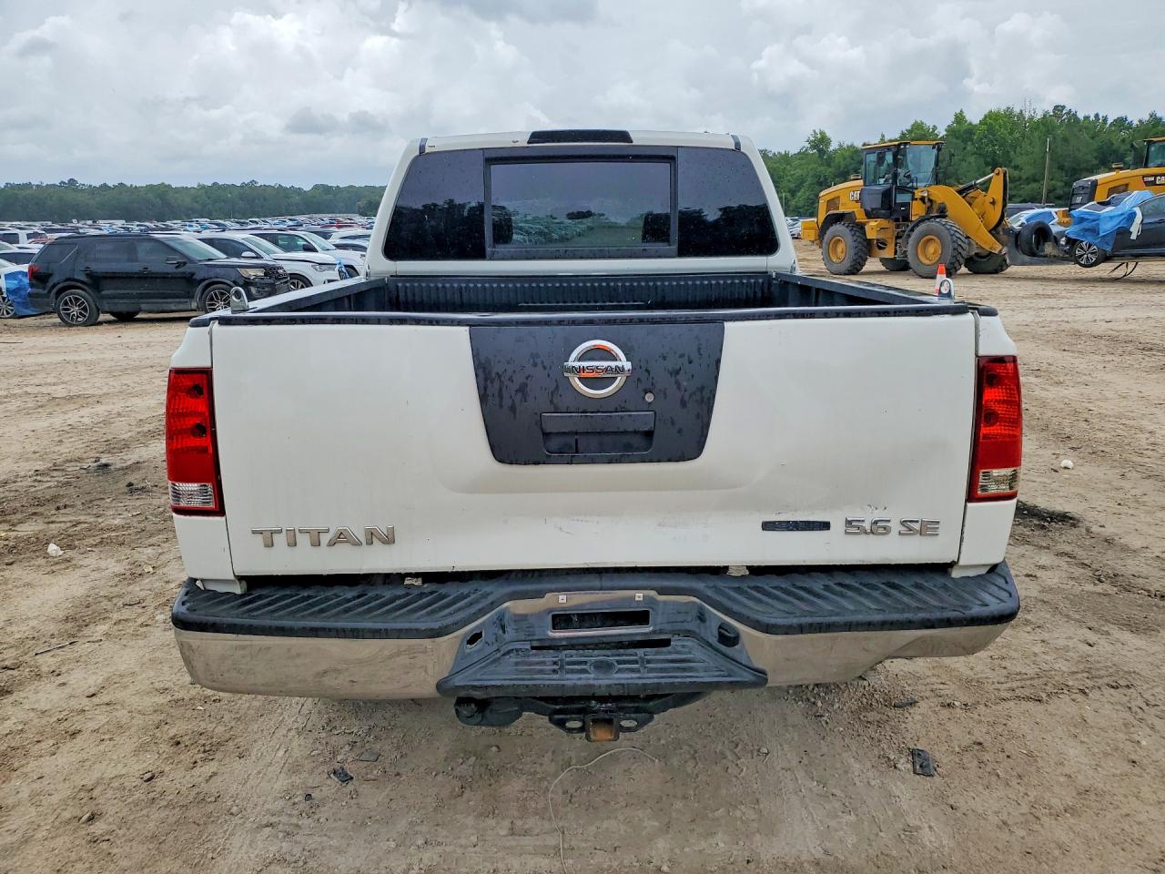 2009 Nissan Titan Xe Ffv White vin: 1N6BA07D79N309217