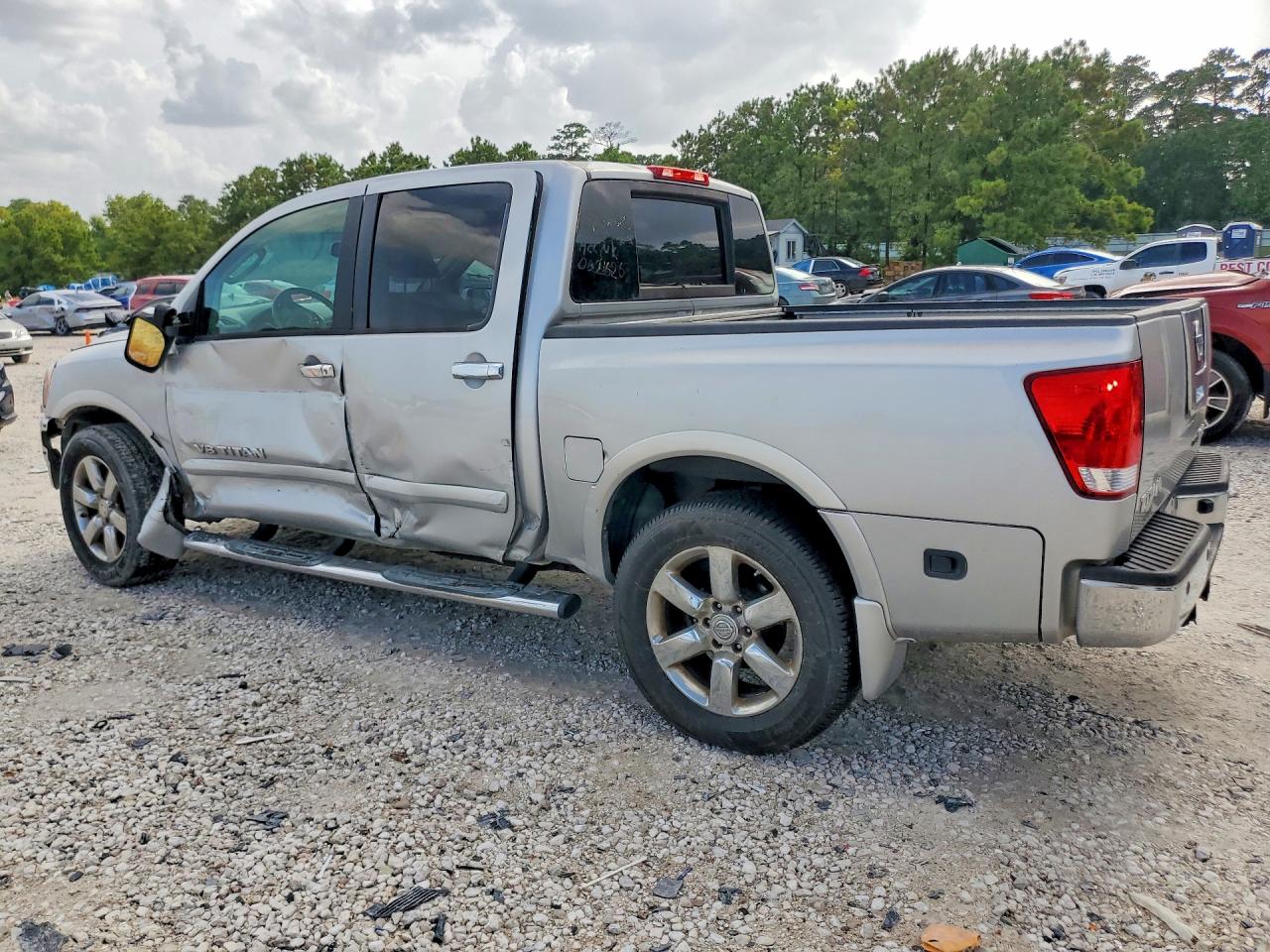 2009 Nissan Titan Xe Silver vin: 1N6BA07D89N308464