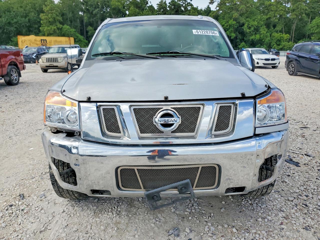 2009 Nissan Titan Xe Silver vin: 1N6BA07D89N308464