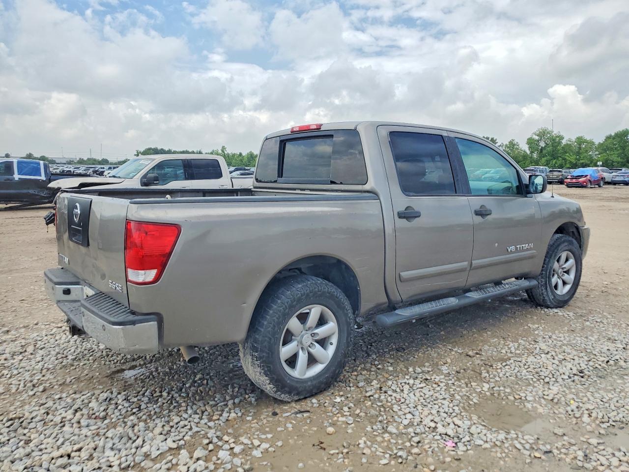 2008 Nissan Titan Xe Ffv Beige vin: 1N6BA07D98N310643