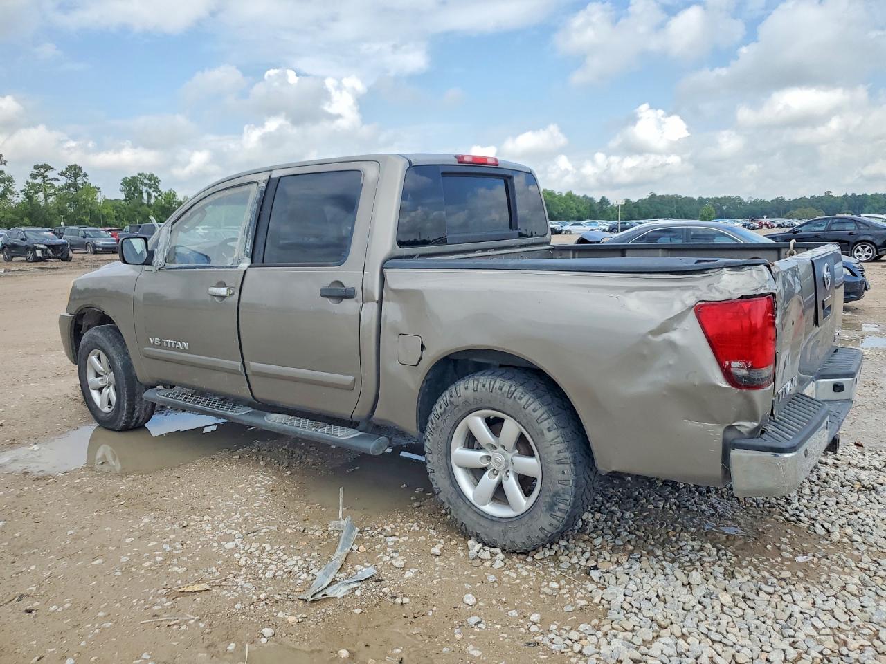 2008 Nissan Titan Xe Ffv Beige vin: 1N6BA07D98N310643