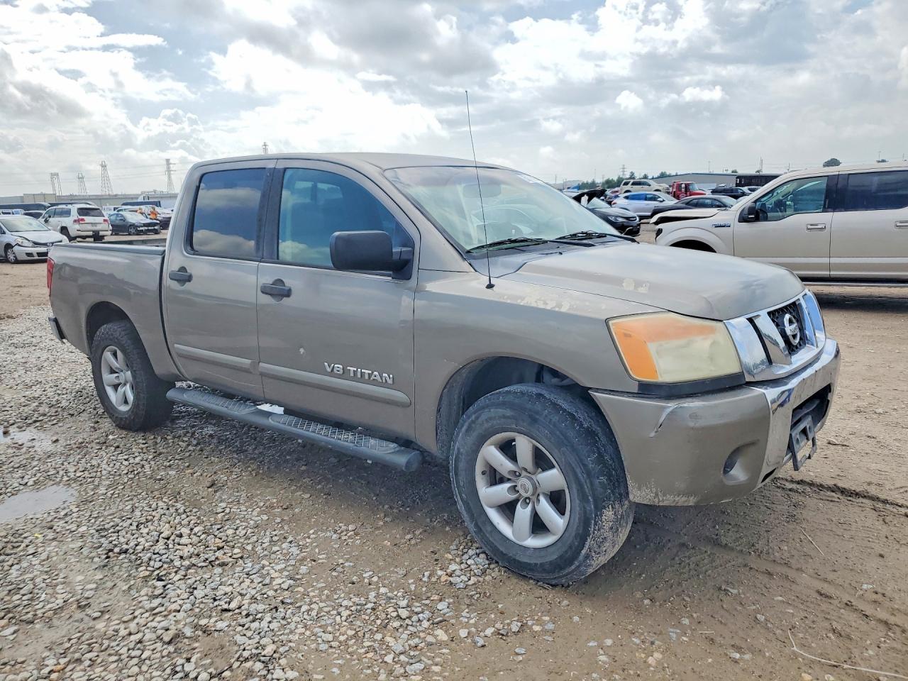 2008 Nissan Titan Xe Ffv Beige vin: 1N6BA07D98N310643