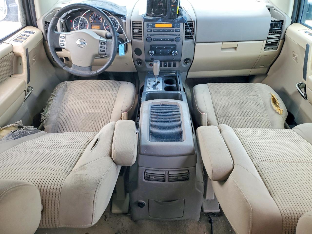 2008 Nissan Titan Xe Ffv Beige vin: 1N6BA07D98N310643