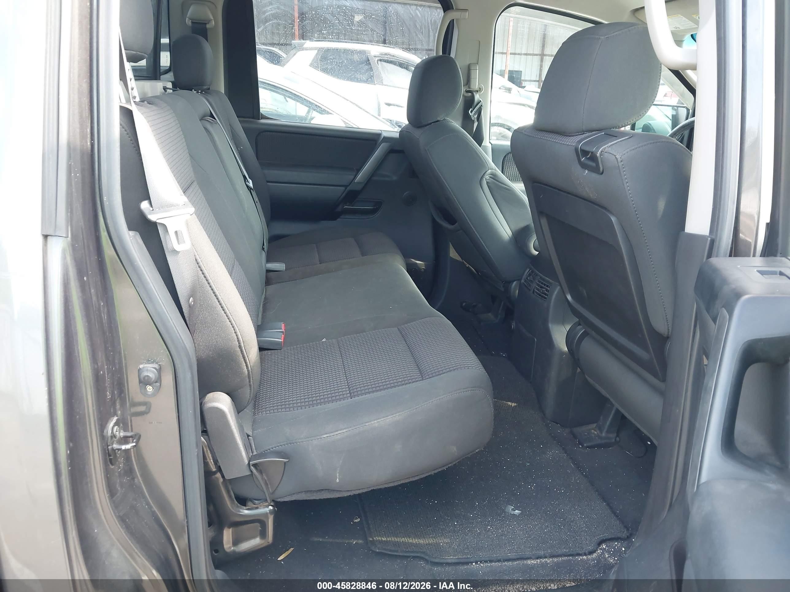 2008 Nissan Titan Se Gray vin: 1N6BA07D98N313932