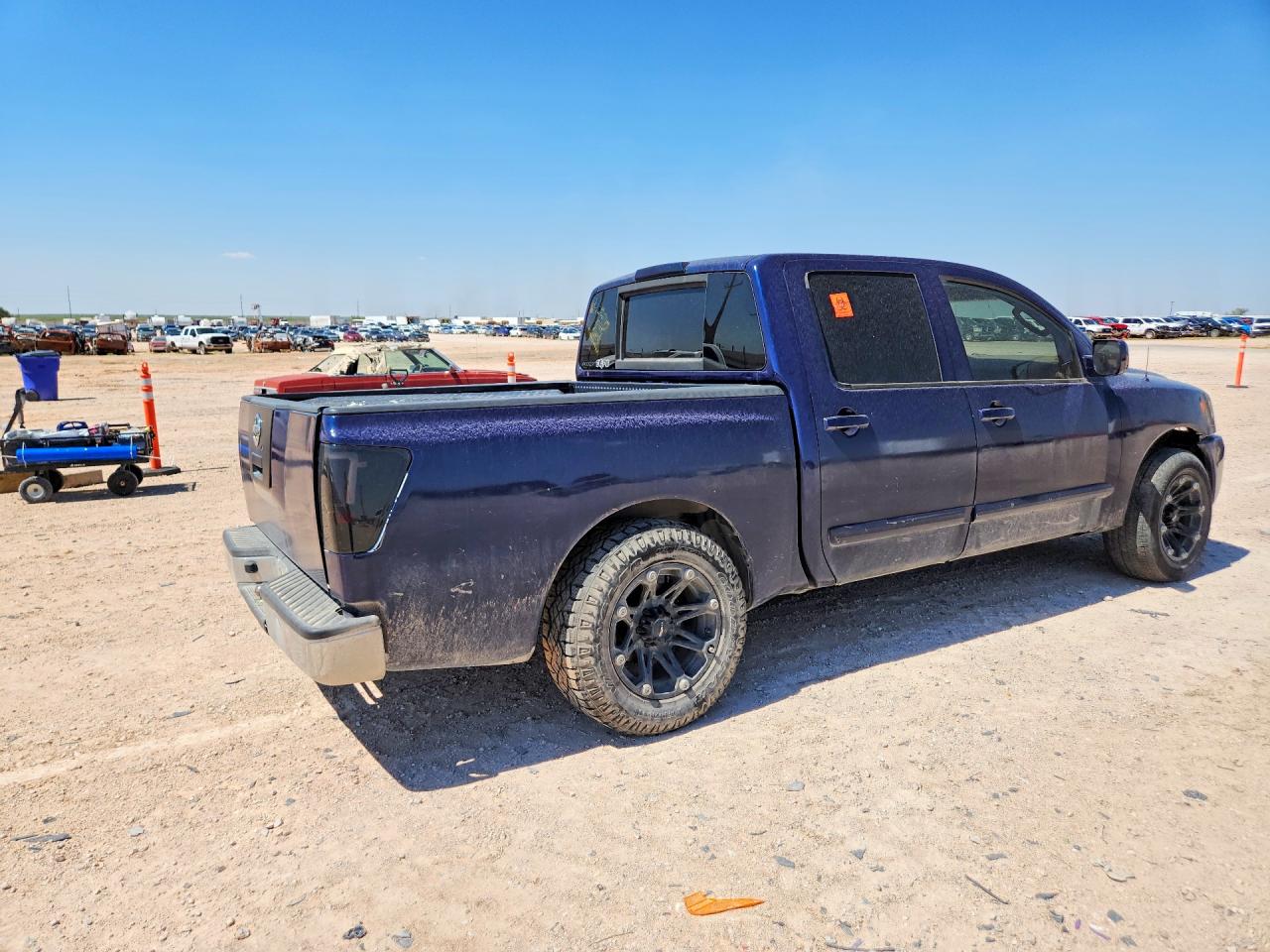 2008 Nissan Titan Xe Ffv Blue vin: 1N6BA07D98N349765