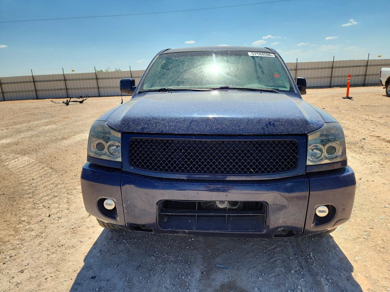 2008 Nissan Titan Xe Ffv Blue vin: 1N6BA07D98N349765