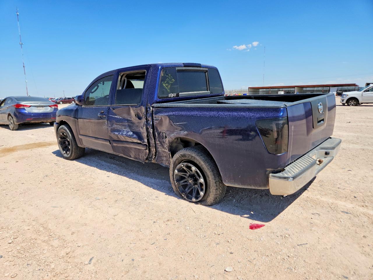 2008 Nissan Titan Xe Ffv Blue vin: 1N6BA07D98N349765