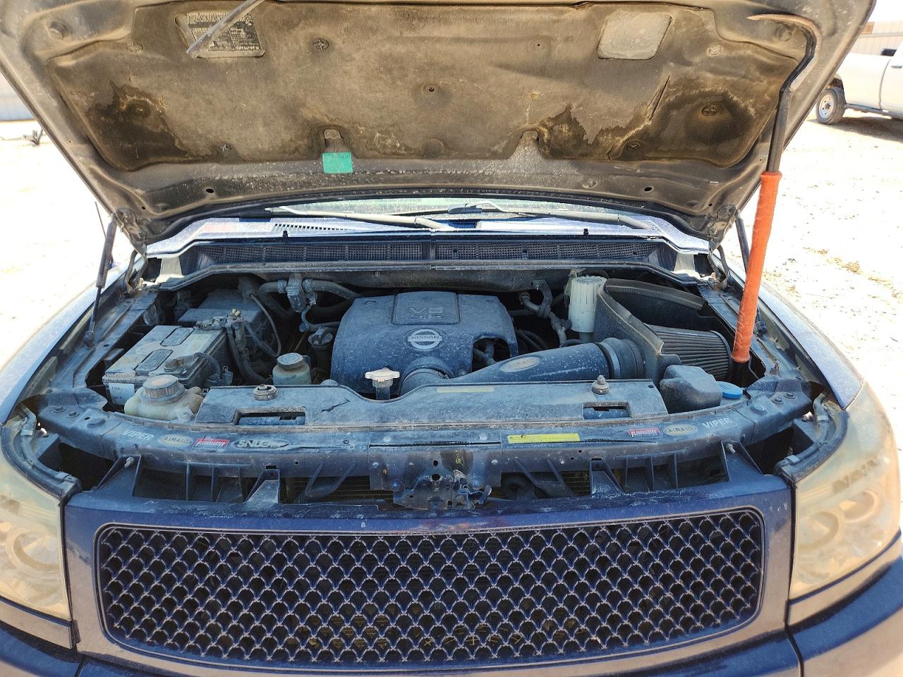 2008 Nissan Titan Xe Ffv Blue vin: 1N6BA07D98N349765