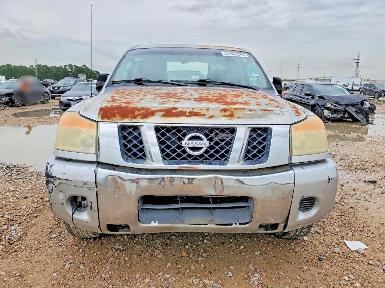 2009 Nissan Titan Xe Ffv Silver vin: 1N6BA07D99N309980
