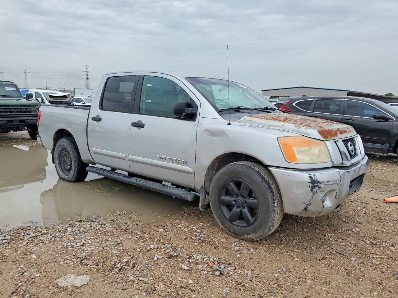 2009 Nissan Titan Xe Ffv Silver vin: 1N6BA07D99N309980