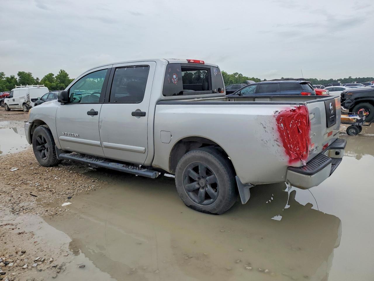 2009 Nissan Titan Xe Ffv Silver vin: 1N6BA07D99N309980