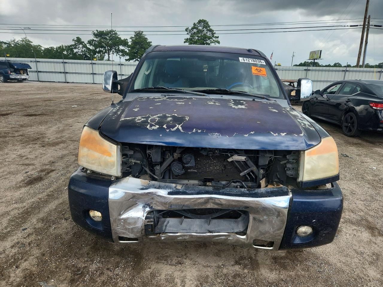 2009 Nissan Titan Xe Ffv Blue vin: 1N6BA07D99N315987