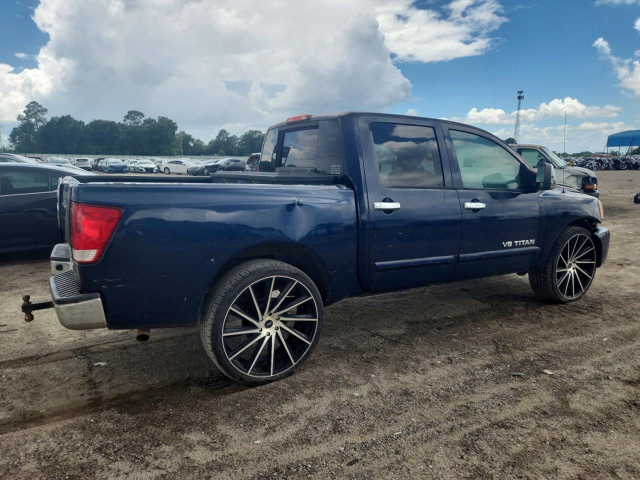 2009 Nissan Titan Xe Ffv Blue vin: 1N6BA07D99N315987