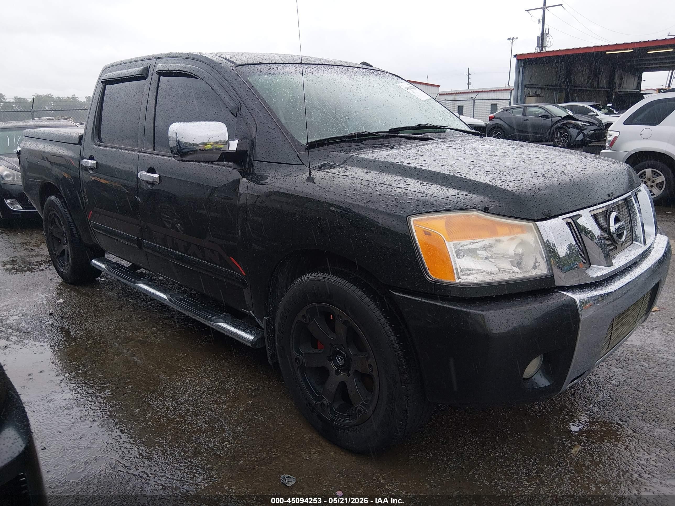 2008 Nissan Titan Se Gray vin: 1N6BA07DX8N358569