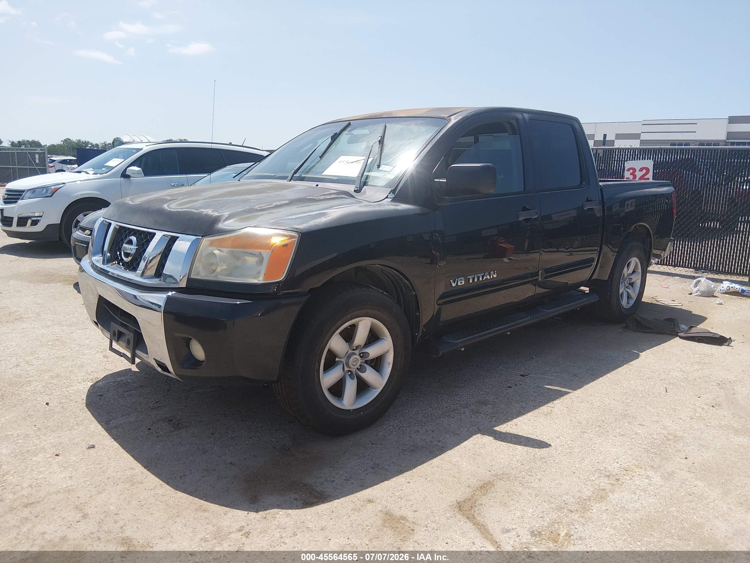 2009 Nissan Titan Se Black vin: 1N6BA07DX9N306134